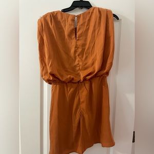 Do+Be short burnt orange dress